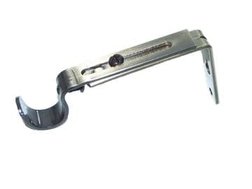 16/19mm Antique Brass Adjustable Curtain Pole Rod Brackets 1 2 3 brackets