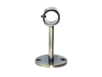 16/19mm Antique Brass Ceiling Wall Centre Bay Curtain Pole Brackets 19mm 1 2 3