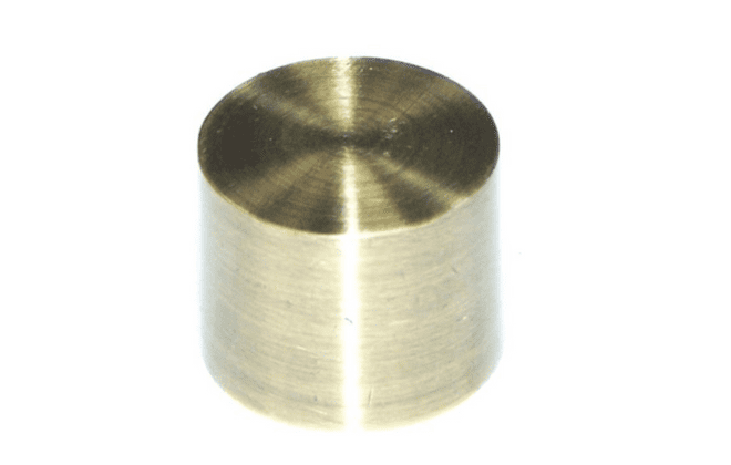 16/19mm Antique Brass End Cap Curtain Pole Finials