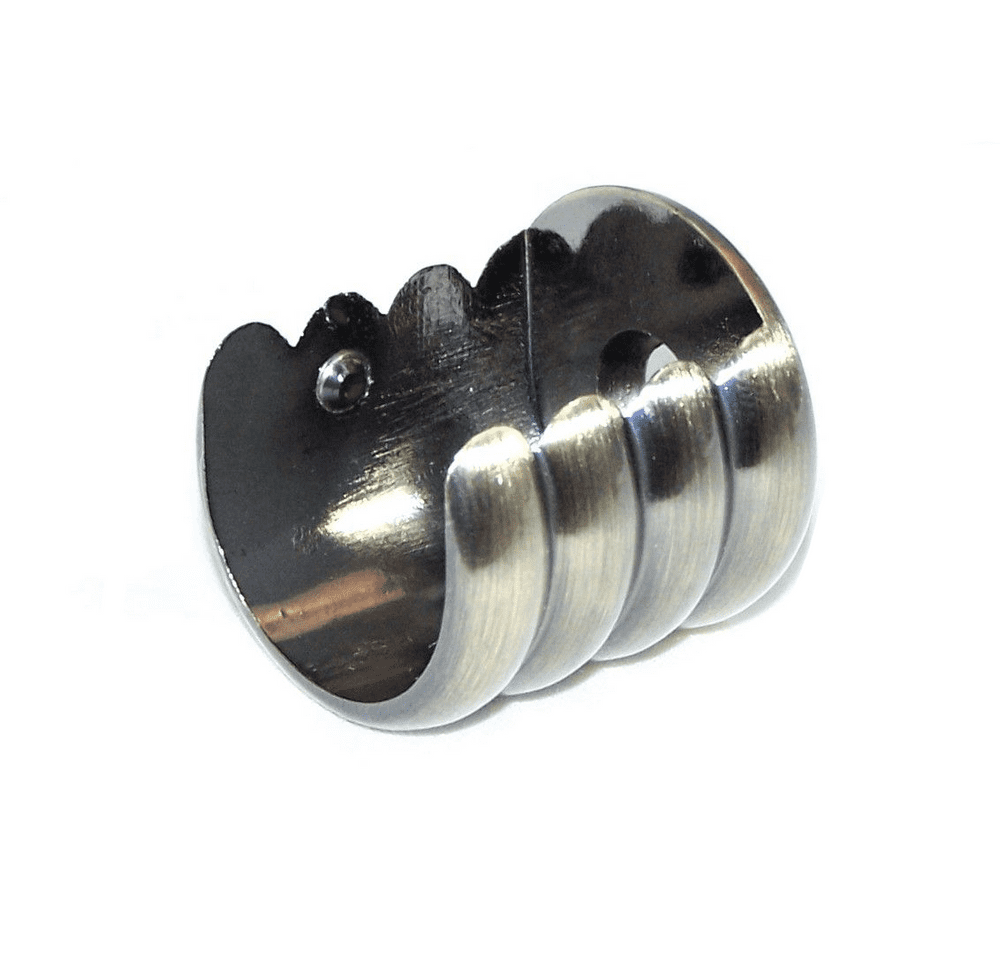 16/19mm Antique Brass Recess Curtain Pole Bracket