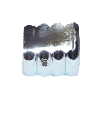 16/19mm Chrome Recess Curtain Pole Bracket