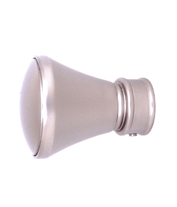 16/19mm Satin Nickel Hammerhead Curtain Pole Finials