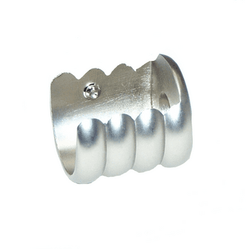 16/19mm Satin Nickel Recess Curtain Pole Bracket