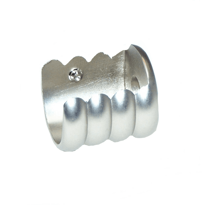 16/19mm Satin Nickel Recess Curtain Pole Bracket