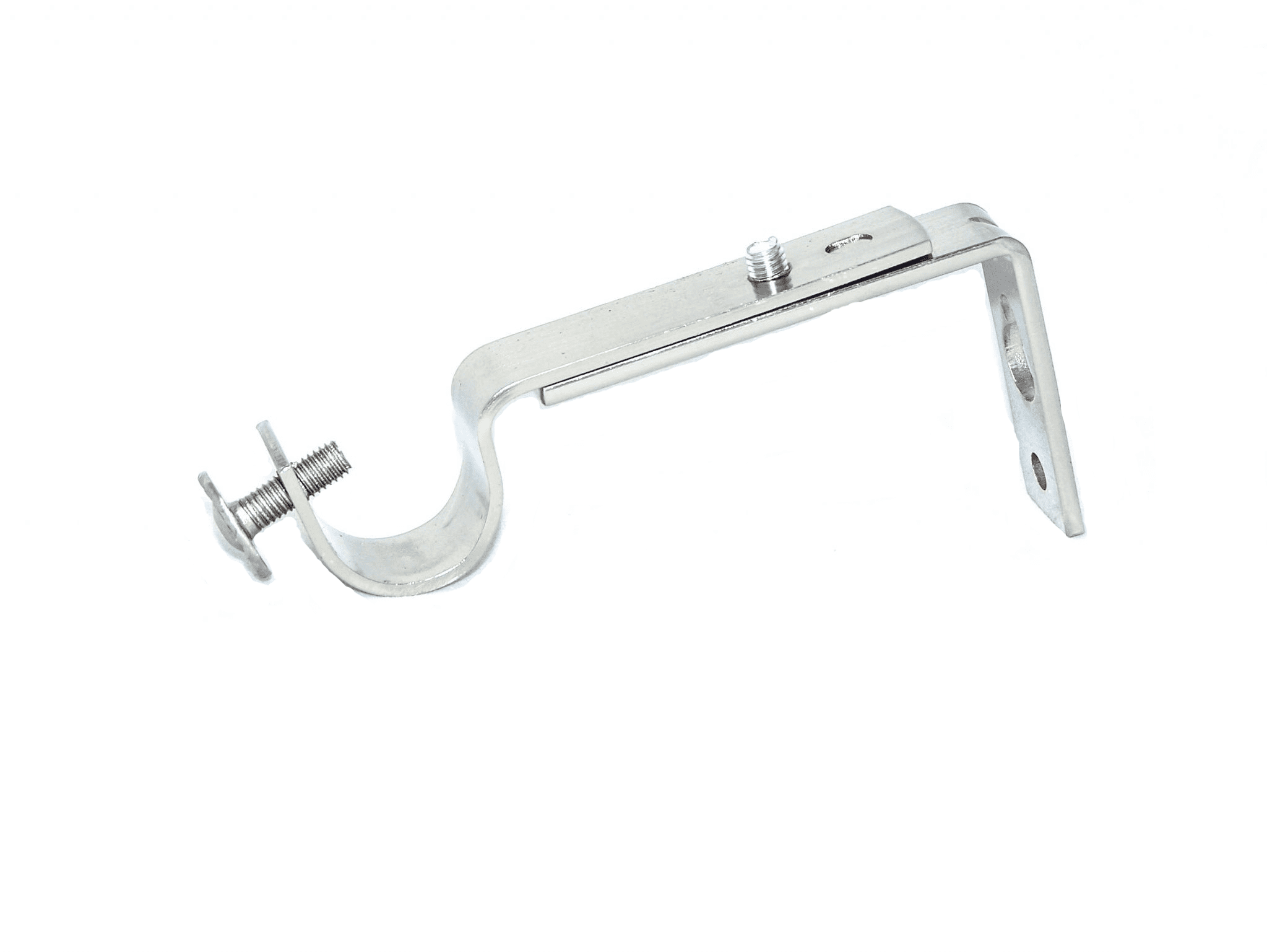 16/19mm Stainless Steel Adjustable Curtain Pole Wall Bracket 1 2 3