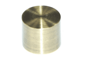 19mm Antique Brass End Cap Curtain Pole Finials