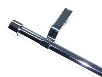 19mm Chrome Extendable Eyelet Curtain Pole End Cap Finials 1.2m 2m