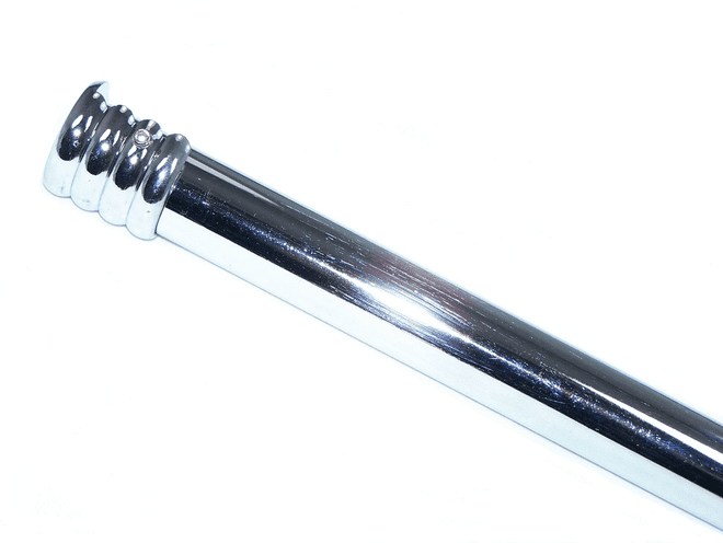 19mm Chrome Eyelet Recess Curtain Pole