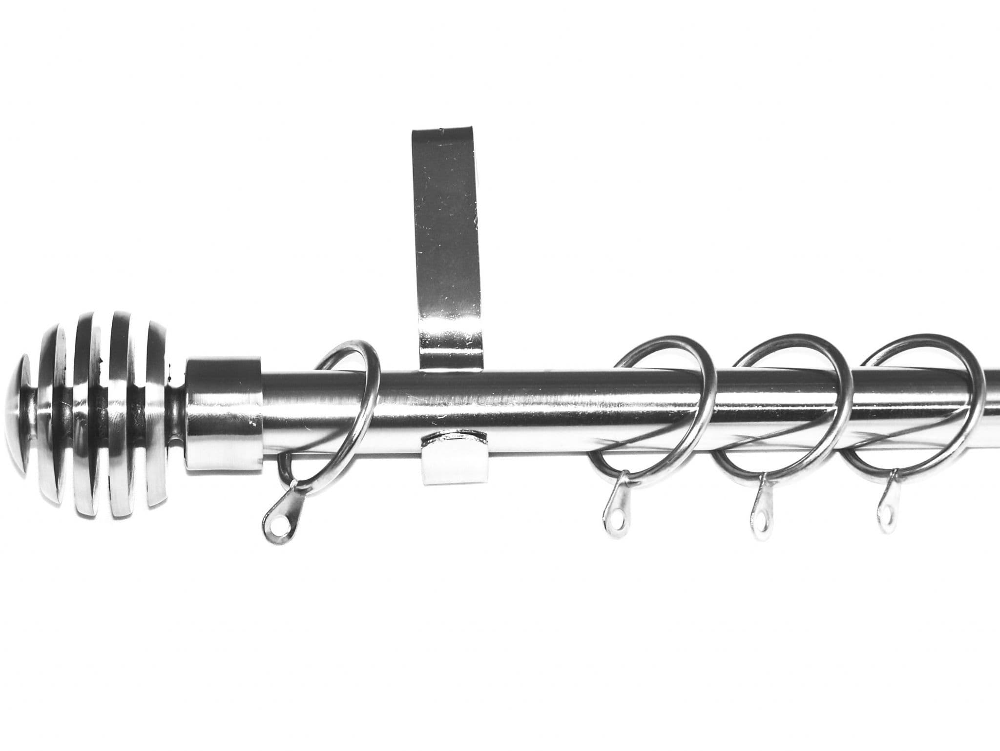 19mm Stainless Steel Curtain Pole Sliced Globe Finials