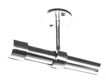 19mm Stainless Steel Eyelet Ceiling Curtain Pole System End Cap Finials