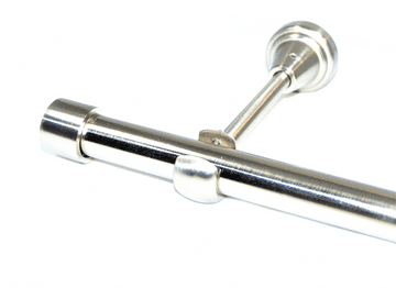 19mm Stainless Steel Eyelet Designer Pole with End Cap Finials 1.2m 1.5m 2.4m 3m