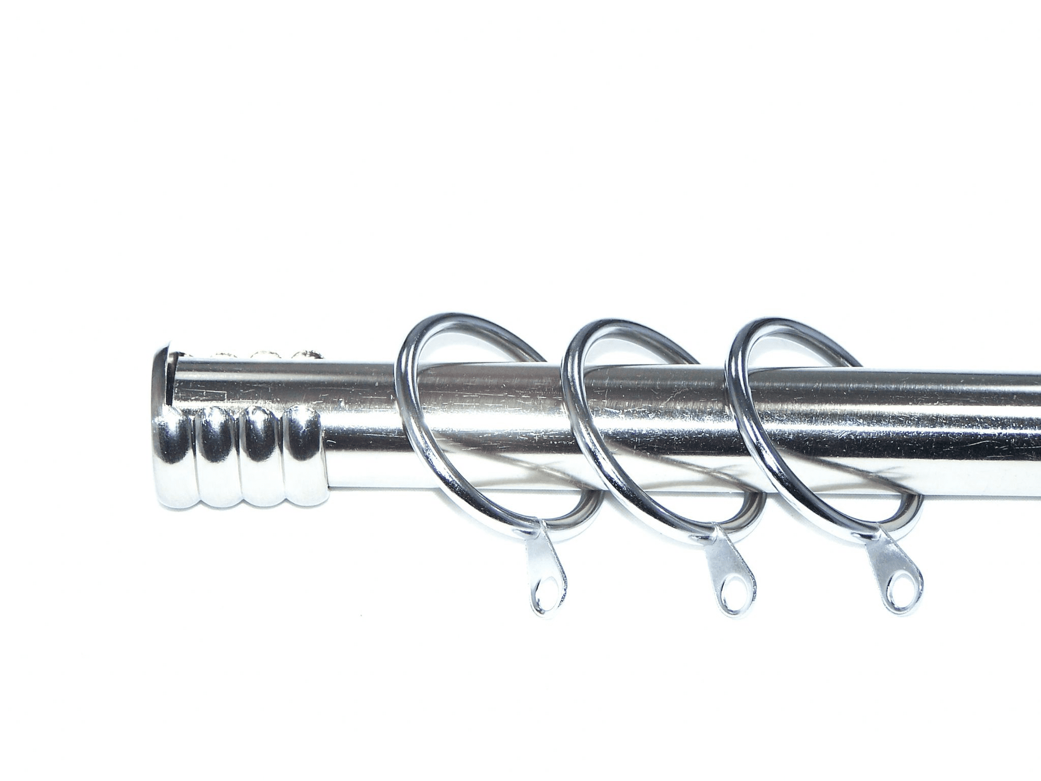 19mm Stainless Steel Recess Curtain Pole with Rings