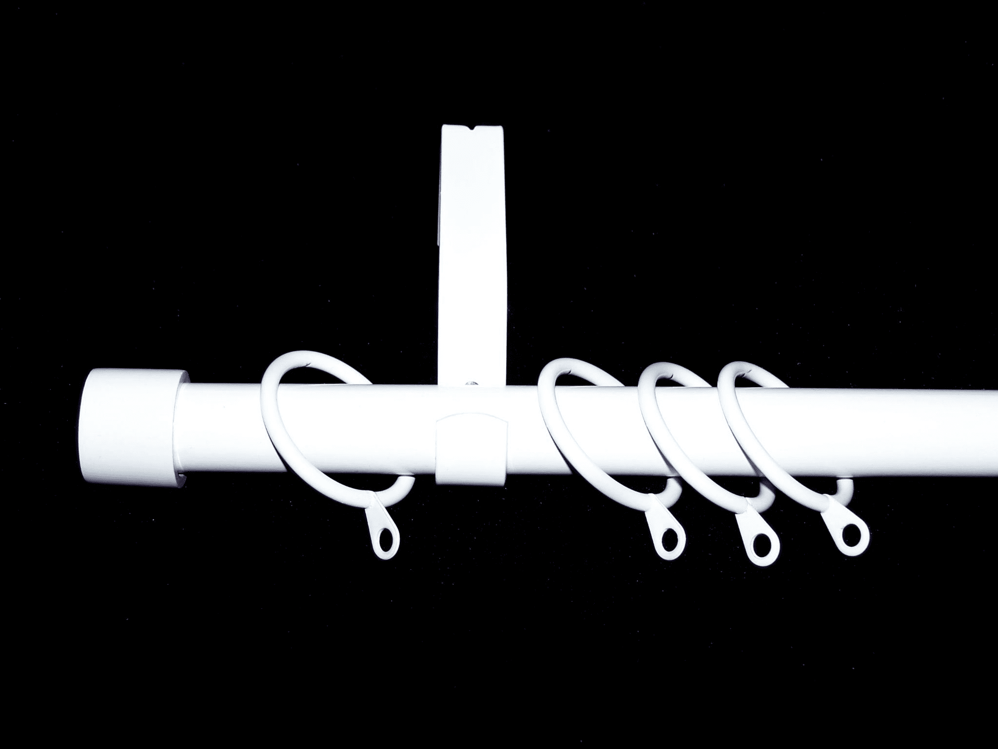 19mm White Bay Window System End Cap Finials 2 4m 3m 3 6m 4 5m 4 8m 5 4m 6m