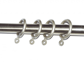 24 A.Brass Gold Plastic Curtain Pole Rings Suitable 16mm 19mm Curtain poles 25mm