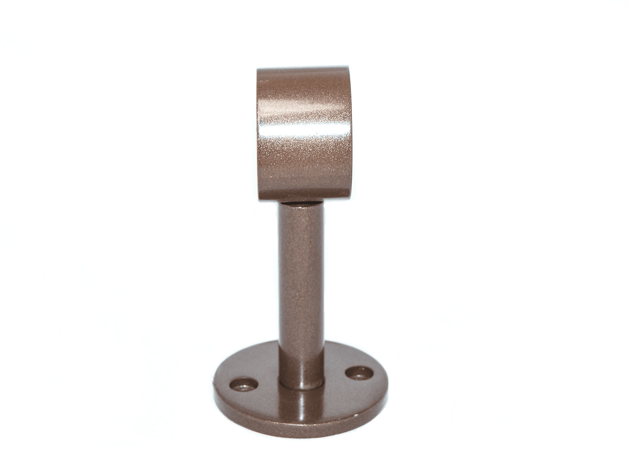 25/28mm Chocolate Brown Adjustable Curtain Pole Ceiling Wall Bracket 1 2 3