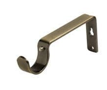 25/28mm Speedy Antique Brass Curtain Pole Wall Bracket