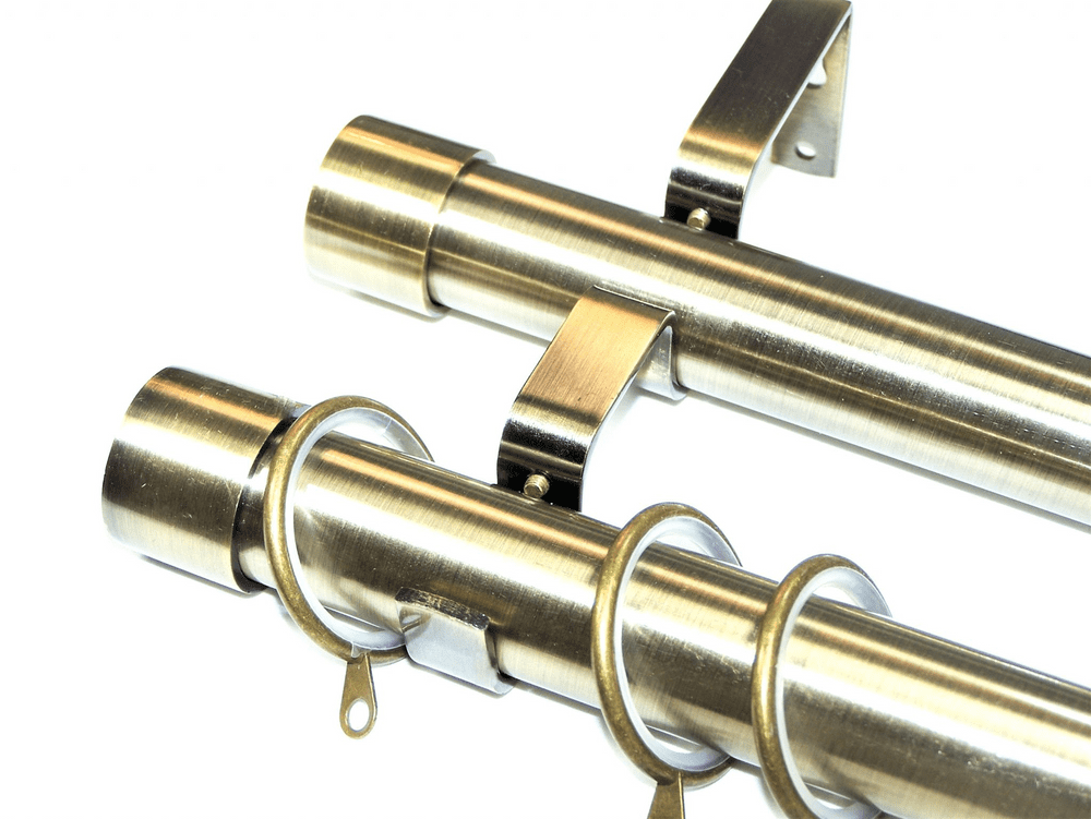 Crackle Glass Ball Fnals 28 Mm Extendable Curtan Poles Rod 3 Sze