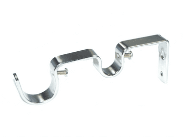 28mm/19mm Stainless Steel Double Layering Curtain Pole Bracket
