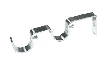 28mm/28mm Stainless Steel Double Layering Curtain Pole Bracket
