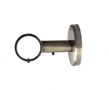 28mm Antique Brass Ceiling Wall Curtain Pole Bracket 1 2 3