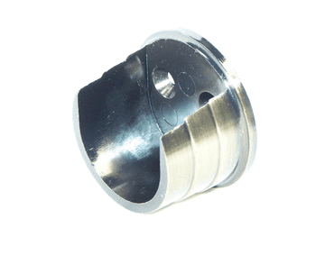 28mm Antique Brass Curtain Pole Recess Bracket 1 or 2