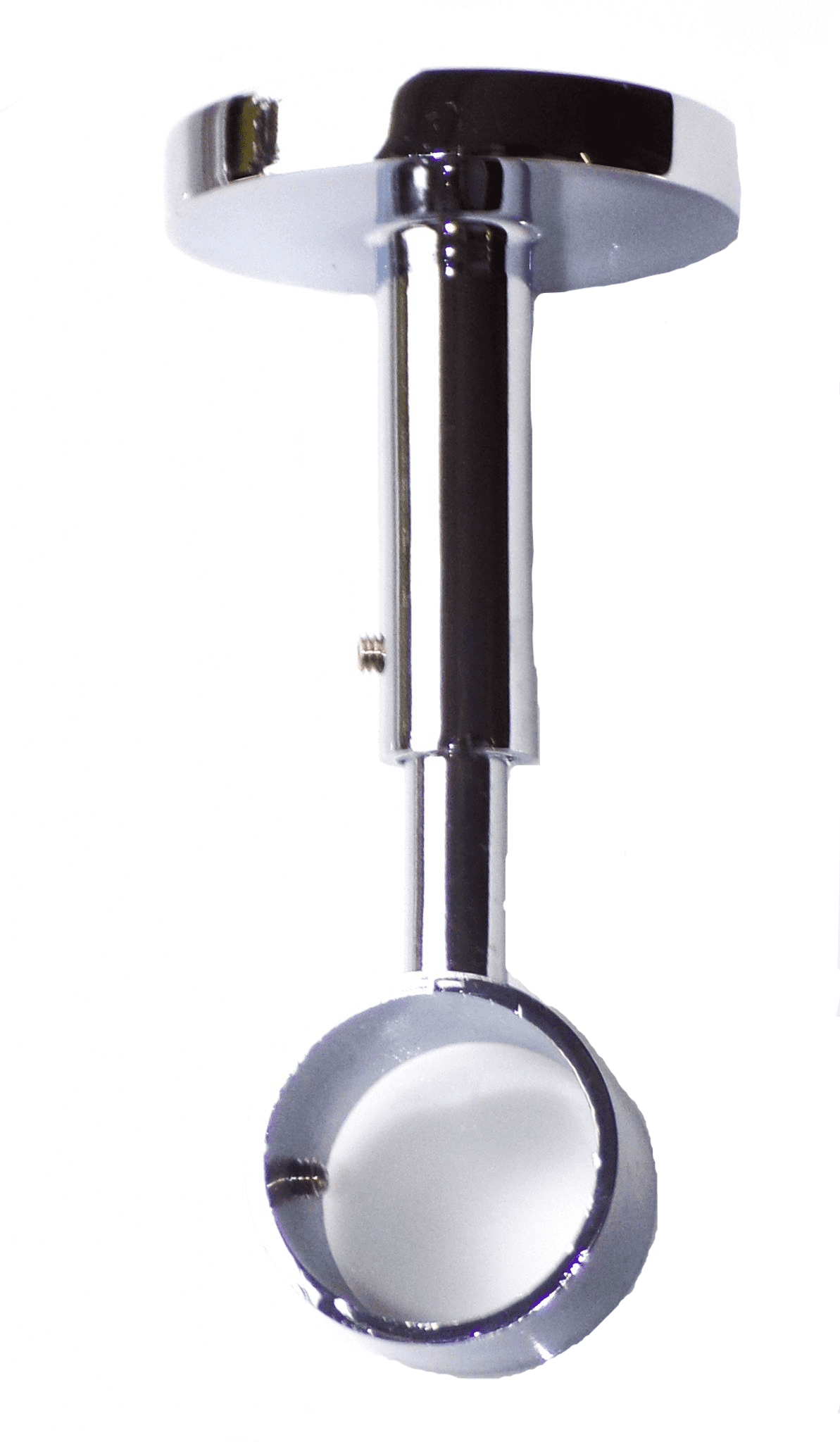 28mm Chrome extending Curtain Pole Ceiling Wall Bracket