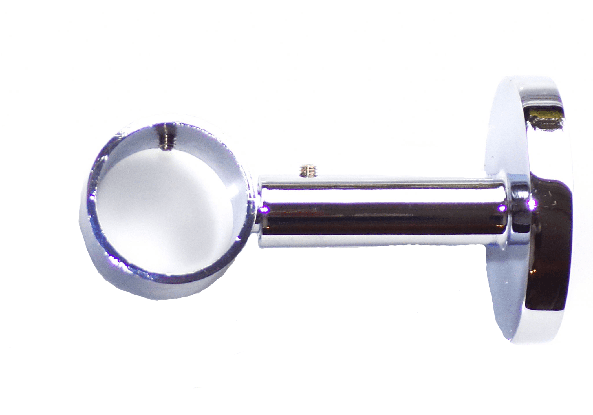 28mm Chrome extending Curtain Pole Ceiling Wall Bracket