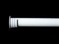 28mm Gloss White Eyelet Recess Curtain Pole