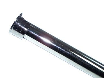 28mm Graphite Black Nickel Eyelet Recess Curtain Pole