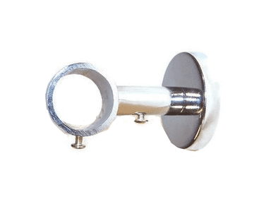 28mm Polished Chrome Ceiling Curtain Pole Wall Bracket 1 2 3