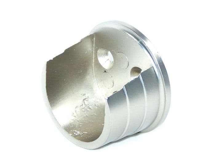 28mm Satin Nickel Curtain Pole Recess Bracket 1 or 2