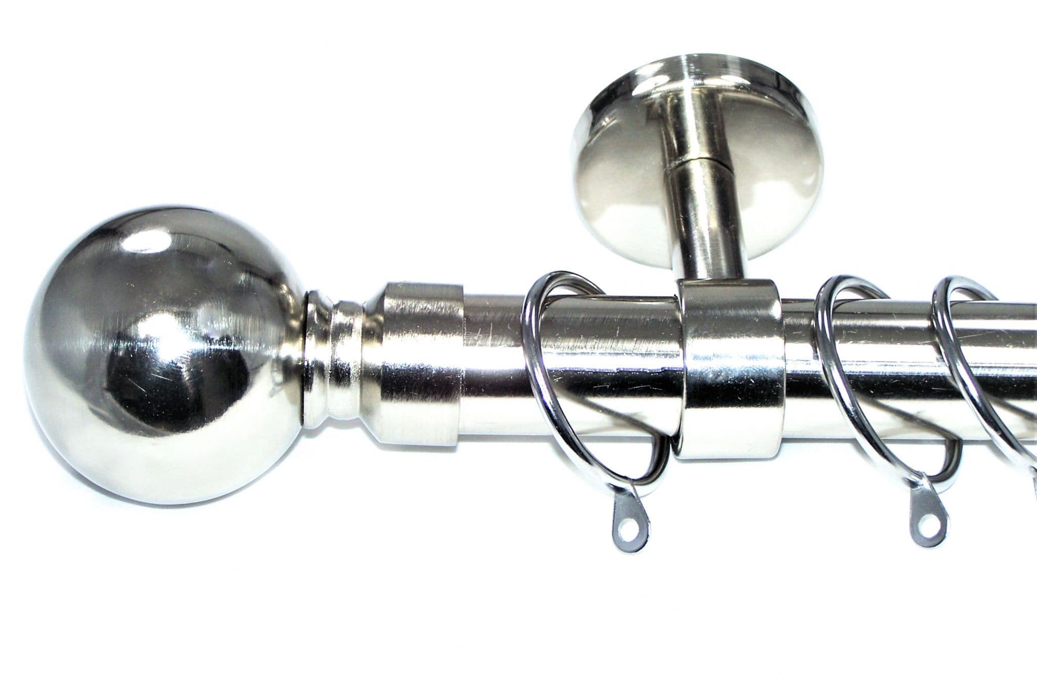 28mm Stainless Steel Ceiling Curtain Pole Ball Finials