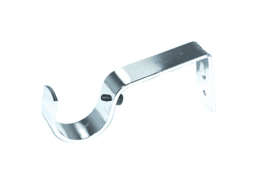 30/35mm Polished Chrome Curtain Pole Bracket.