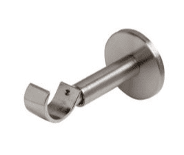 30/35mm Stainless Steel Extendable Designer Curtain Pole Wall Bracket 1 2 3