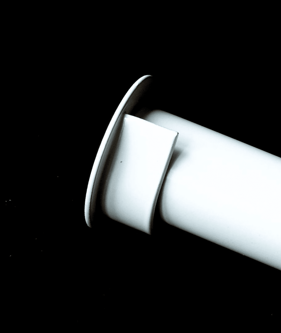 30/35mm White Recess Curtain Pole Bracket