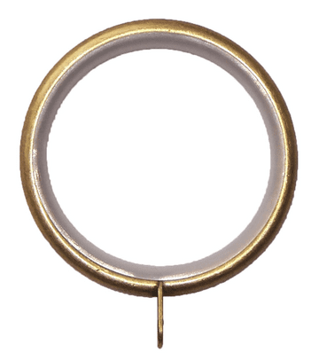 30mm - 35mm Antique Brass Glider Curtain Rings 46mm