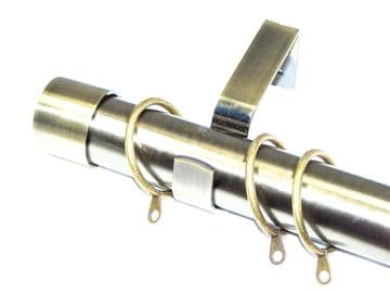 35mm Antique Brass Curtain Pole End Cap Finials