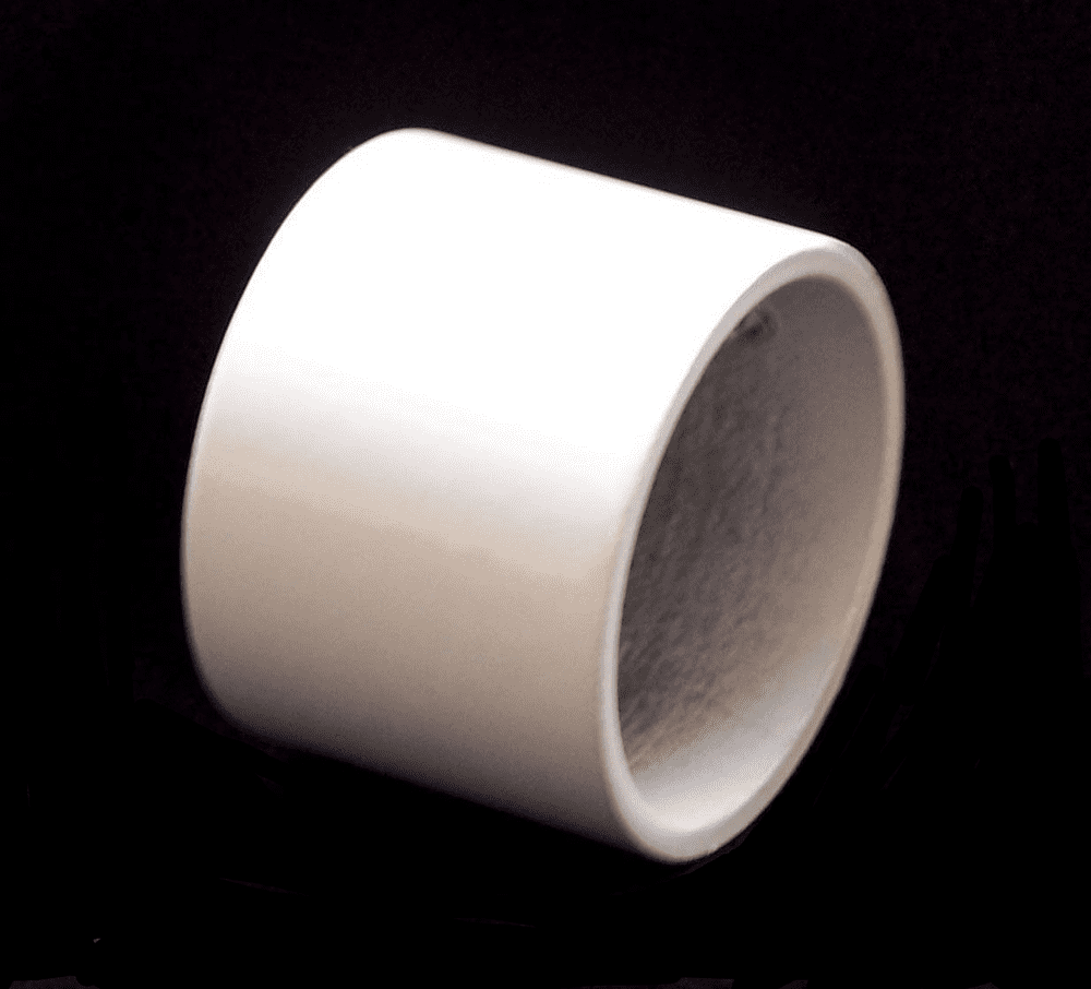 35mm Gloss White End Cap Curtain Pole Finials 1 or 2