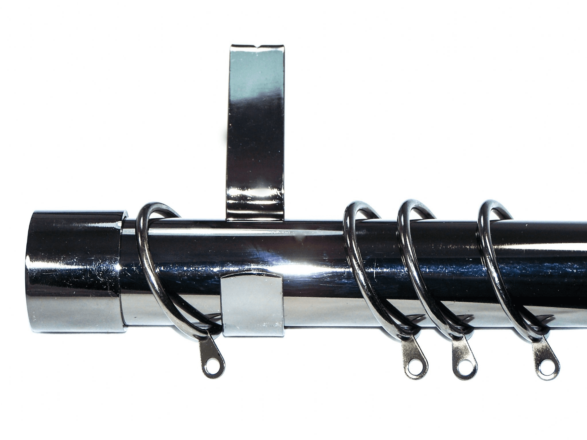 35mm Graphite Black Nickel Curtain Pole End Cap Finials