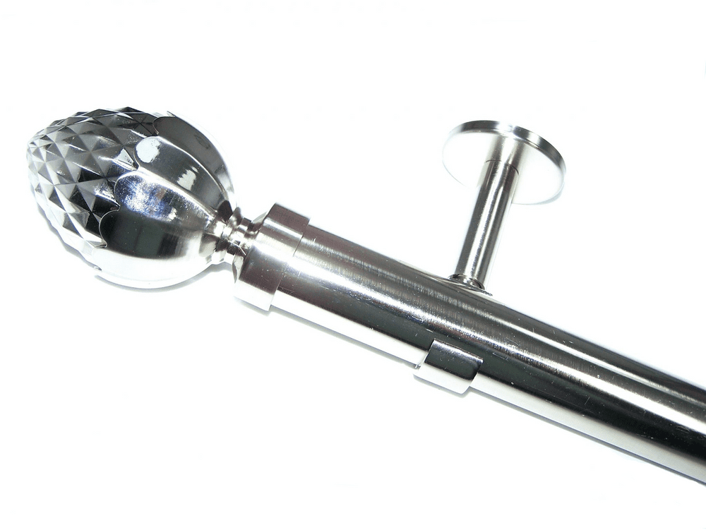 35mm IDC Stainless Steel Curtain Pole Acorn Finials
