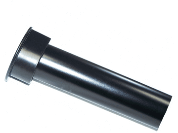 35mm Matt Black Eyelet Recess Curtain Pole 1.8m