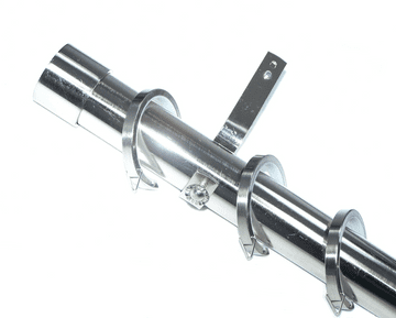 35mm Stainless Steel Bay Window Pole End Cap Finials 2.4m 3m 3.6m 4.5m 4.8m 5.4m 6m