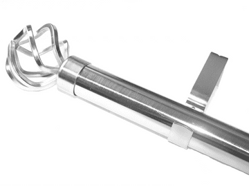 35mm Stainless Steel Curtain Pole Cage Ball Finials