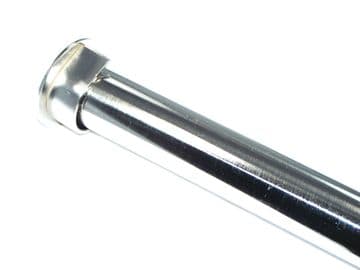 35mm Stainless Steel Eyelet Recess Curtain Pole 1.8m / 3.6m