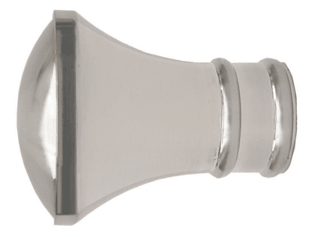 35mm Stainless Steel Metal Hammerhead Curtain Pole Finials