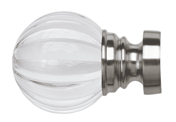 35mm Stainless Steel Segmented Ball Curtain Pole Finials