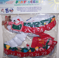 Children's Soft Fabric Christmas Calender with Moveable Soft Play Toys