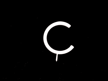 Gloss White 16mm - 19mm Metal Bay Window Passing Curtain Pole Rings C Type