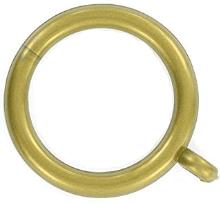 Gold Plastic Curtain Rings Suitable for 16mm - 23mm Curtain Pole
