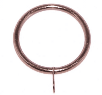 Graphite Black Nickel 25mm - 28mm Curtain Pole Rings